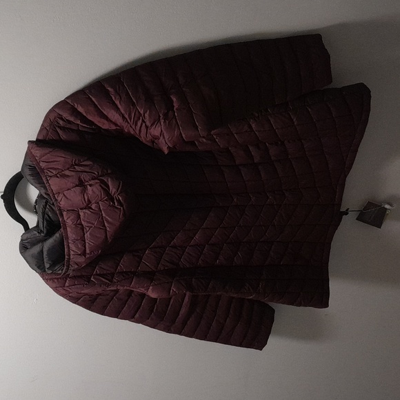 Outdoor Ventures Puffer Coat, XL, Dark Purple, Black Lining. Warm, NWT - Picture 2 of 3